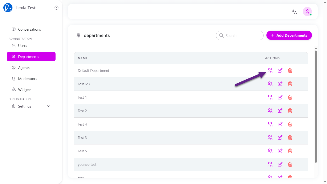 Assigning Users Step 1